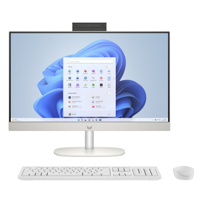 HP Desktop AI 24-cr2006nc BQ8S8EA#BCM Computerul All-in-one, 23,8", FHD, T, U5-225U, 32GB, 1TB, Intel UHD, W11H, Alb, 2R