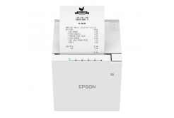Epson TM-m30III C31CK50111 Imprimanta de chitanțe, USB, USB-C, Ethernet, 8 dots/mm (203 dpi), cutter, white