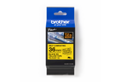 Brother TZ-SL661 / TZe-SL661 Pro Tape, 36mm x 8m, text negru / fundal galben, banda original