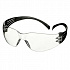 3M SecureFit 100 Ochranné brýle, ramă neagră, AS, vizor transparent, (SF101AS-BLK-EU)