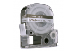 Epson LC-SM18X, 18mm x 8m, text negru / mat fundal argintiu, banda compatibila