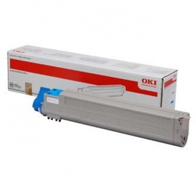 OKI 43837131 azuriu (cyan) toner original