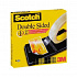 3M Scotch Bandă adezivă dublu-față pentru ambalarea multor tipuri de pachete, transparentă, 12 mm x 33 m (665)