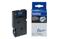Brother TC-591, 9mm x 7,7m, text negru / fundal albastru, banda original