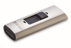 Verbatim 47690 Unitate flash Store 'n' Go, 128GB, SSD Vx400, USB 3.0, silver