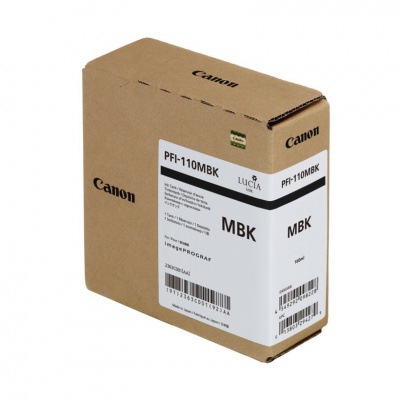 Canon PFI110MBK 2363C001 mat negru (matt black) cartus original