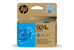 HP originální ink 4K0U7NE#CE1, HP 924e, cyan, 800str.