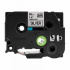 Banda compatibila Brother TZ-961 / TZe-961, 36mm x 8m, text negru / fundal argintiu