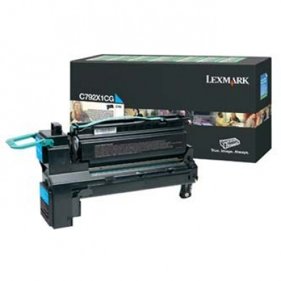 Lexmark C792X1CG azuriu (cyan) toner original