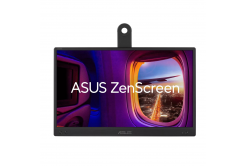 Monitor ASUS ZenScreen MB166CR 90LM07D3-B03170, 15,6", IPS, FHD, 60Hz, 5ms, Negru, 3R