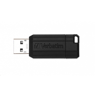 VERBATIM Flash Disk 32GB Store 'n' Go PinStripe, negru