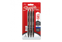 Sharpie 2137256, stilou gel S-Gel, albastru, 3buc., 0.7mm