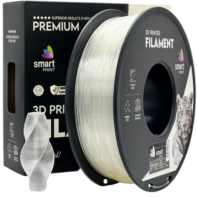 Smart Print FG-S68-E1, 3D filament, PLA, 1,75mm, 1000g, Transparent (Transparent)