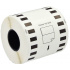 Brother DK-22212, 62mm x 15,24m, plastic, alb, rola etichete compatibil
