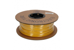 Tub de markere ovală din PVC, diametru 2,7-4,0mm, secțiune transversală 1,5-2,5mm, galben, 100m