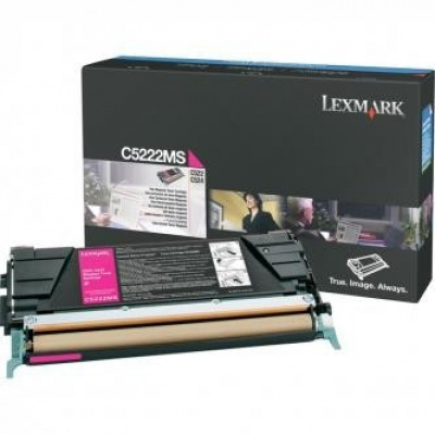 Lexmark C5222MS purpuriu (magenta) toner original