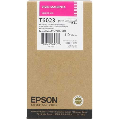 Epson C13T602300 purpuriu (vivid magenta) cartus original