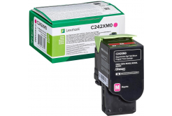 Lexmark C242XM0 purpuriu (magenta) toner original