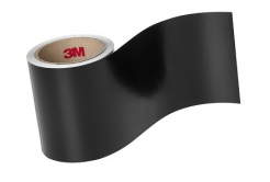 3M 7847 Material pentru etichete, mat, Negru/alb, lățimea 120 mm, metrage