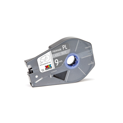 Partex PROMARK-PL090CN8, argint banda adeziva, 9mm, 27m