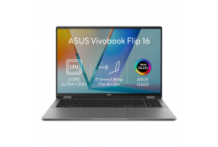 ASUS Vivobook 16 Flip/TP3607SA-OLED190W/U7-256V/16"/WUXGA/T/16GB/512GB/Intel int/W11H/Gri/2R