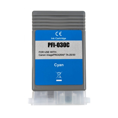 Canon PFI-030C, 3490C001 azuriu (cyan) cartus compatibil