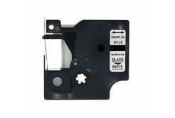 Dymo 18057, S0718330, 19mm x 1, 5m text negru / fundal alb, tub termocontractibil, banda compatibila