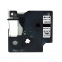 Dymo 18057, S0718330, 19mm x 1, 5m text negru / fundal alb, tub termocontractibil, banda compatibila
