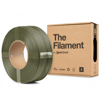 "The Filament" by Spectrum TF-24159, ReFill, PLA Matte, 1,75mm, 1000g, Verde (Camo green)