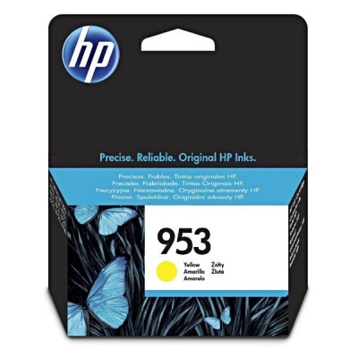 HP 953 F6U14AE, galben (yellow), cartus original