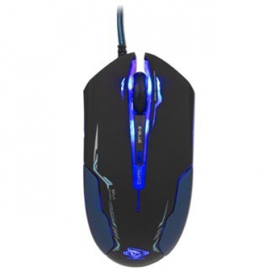E-blue Mouse Auroza EMS144BK, 3500DPI, Optical, 6tl., Cu fir USB, negru