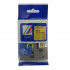 Banda compatibila Brother TZ-841 / TZe-841, 18mm x 8m, text negru / fundal auriu