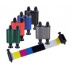 Evolis R2029 colour ribbon (monochrome), wax, black