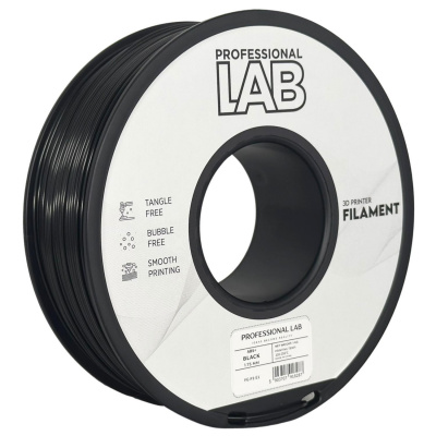 Professional Lab FG-P1-E1, 3D filament, ABS+, 1,75mm, 1000g, Negru (Black)