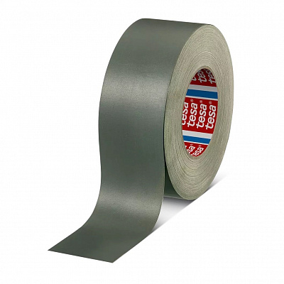 Tesa 4657, bandă textilă gri, 25 mm x 50 m