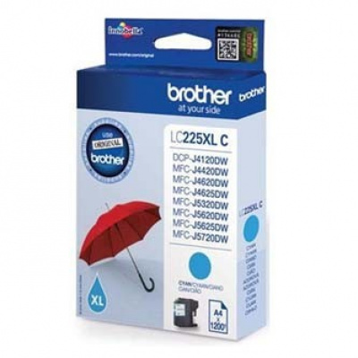 Brother LC-225XLC azuriu (cyan) cartus original