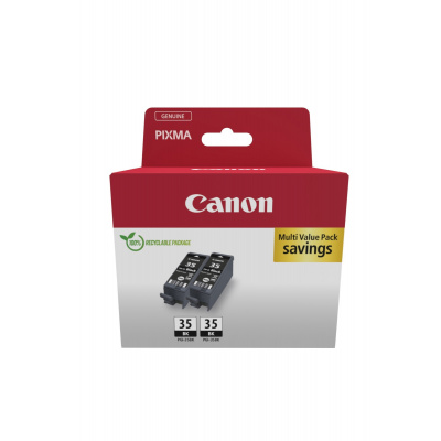 Canon PGI-35BK 1509B029 negru (black) multipack de cartuse originale, 2buc.