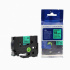 Banda compatibila Brother TZ-741 / TZe-741, 18mm x 8m, text negru / fundal verde