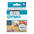 Dymo D1 43613, S0720780, 6mm x 7m text negru / fundal alb, banda original