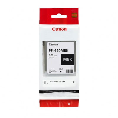 Canon cartus original PFI120MBK, matte black, 130ml, 2884C001, Canon TM-200, 205, 300, 305