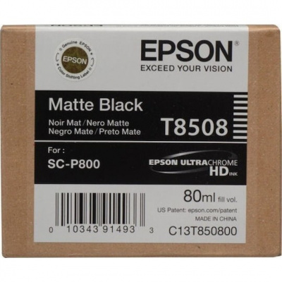 Epson T8508 C13T85080N negru mat (matte black) cartus original