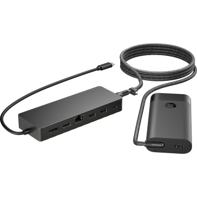 HP Univ. USB-C Hub și încărcător pentru laptop Combo-EURO