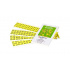 Partex PLB025025H40.LIT etichete 25x25 mm, fulger într-un triunghi, galben, 10x12buc.