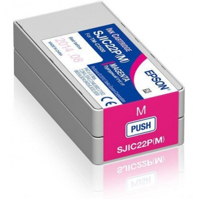 Epson SJIC22P(M) C33S020603 pro ColorWorbuc., purpuriu (magenta) cartus original