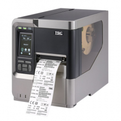 TSC MX341P MX341P-A001-0002, 12 dots/mm (300 dpi), disp., RTC, USB, USB Host, RS232, Ethernet imprimantă de etichete