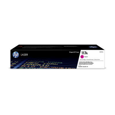HP 117A W2073A purpuriu (magenta) toner original