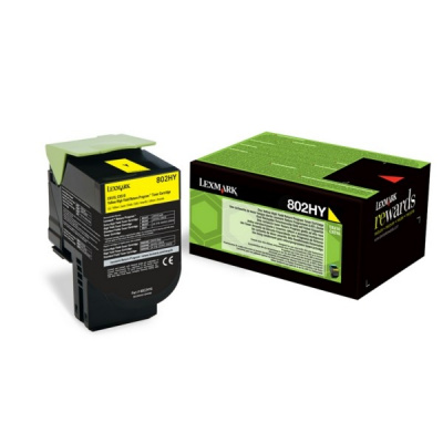 Lexmark 80C2HYE galben (yellow) toner original