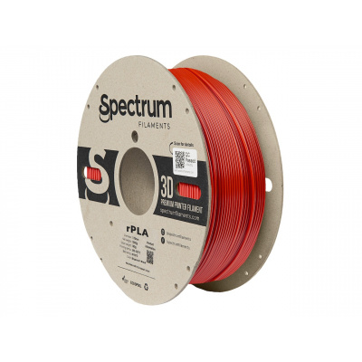 Spectrum 80557 3D filament, r-PLA, 1,75mm, 1000g, Roșu (Signal red)