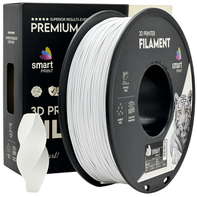 Smart Print FG-S62-E1, 3D filament, PLA, 1,75mm, 1000g, Alb (White)