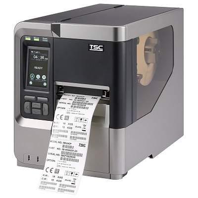 TSC MX240P 99-151A001-7ALF TT, imprimantă de etichete, 8 puncte/mm (203 dpi), rebobinare, RTC, afișaj, USB, RS232, Ethernet, TSPL-EZ, kit (USB)